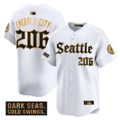 SEA 'Deep Sea Gothic Edition' Gold Vapor Premier Limited Jersey - All Stitched by Magicgearus
