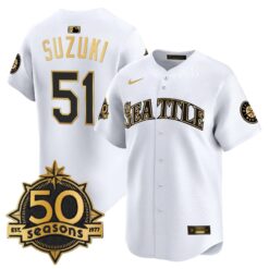 SEA 50 Seasons Patch Vapor Premier Limited Jersey - All Stitched by Magicgearus