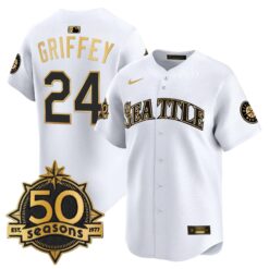 SEA 50 Seasons Patch Vapor Premier Limited Jersey - All Stitched by Magicgearus