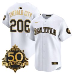 SEA 50 Seasons Patch Vapor Premier Limited Jersey - All Stitched by Magicgearus