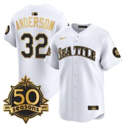 SEA 50 Seasons Patch Vapor Premier Limited Jersey - All Stitched by Magicgearus