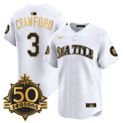 SEA 50 Seasons Patch Vapor Premier Limited Jersey - All Stitched by Magicgearus