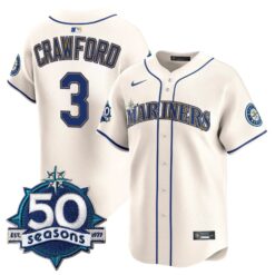 SEA 50 Seasons Patch Vapor Premier Limited Jersey - All Stitched by Magicgearus