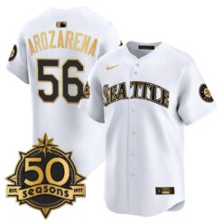 SEA 50 Seasons Patch Vapor Premier Limited Jersey - All Stitched by Magicgearus