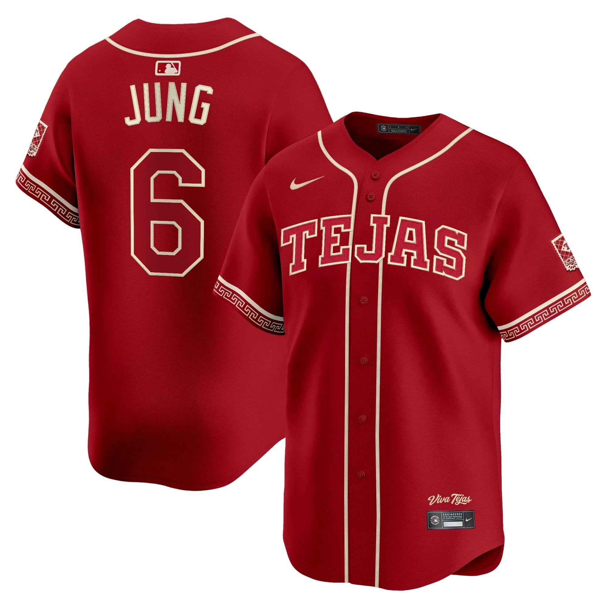 TEX 2026 City Connect Vapor Premier Limited Jersey - All Stitched by Texas Rangers