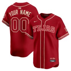 TEX 2026 City Connect Vapor Premier Limited Custom Jersey - All Stitched by Texas Rangers