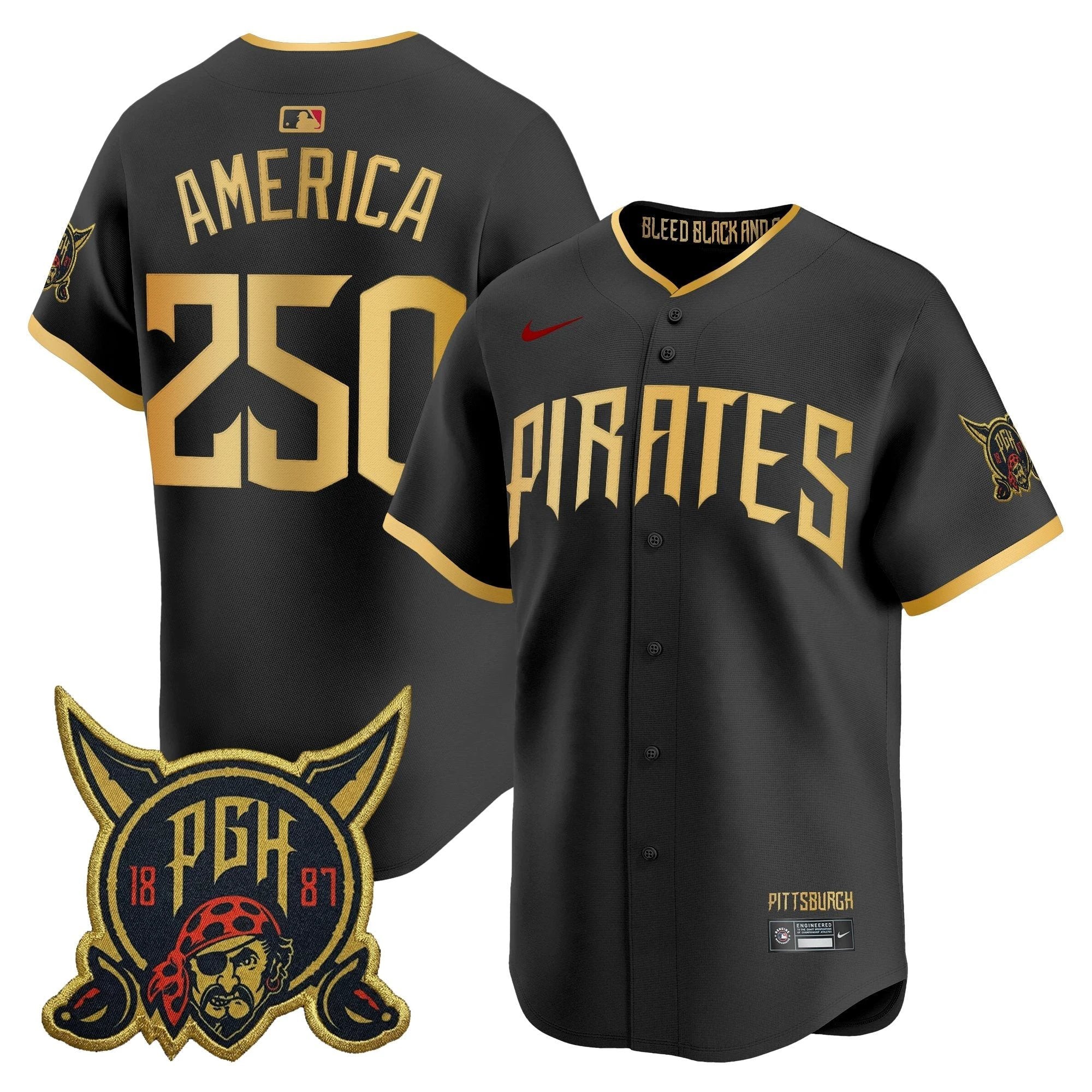 PIT 2026 City Connect Vapor Premier Limited Jersey - All Stitched by Digigearus