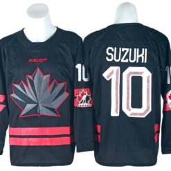 2026 Winter Olympics Team Canada #10 Nick Suzuki Black Hockey Jersey by Hockey David