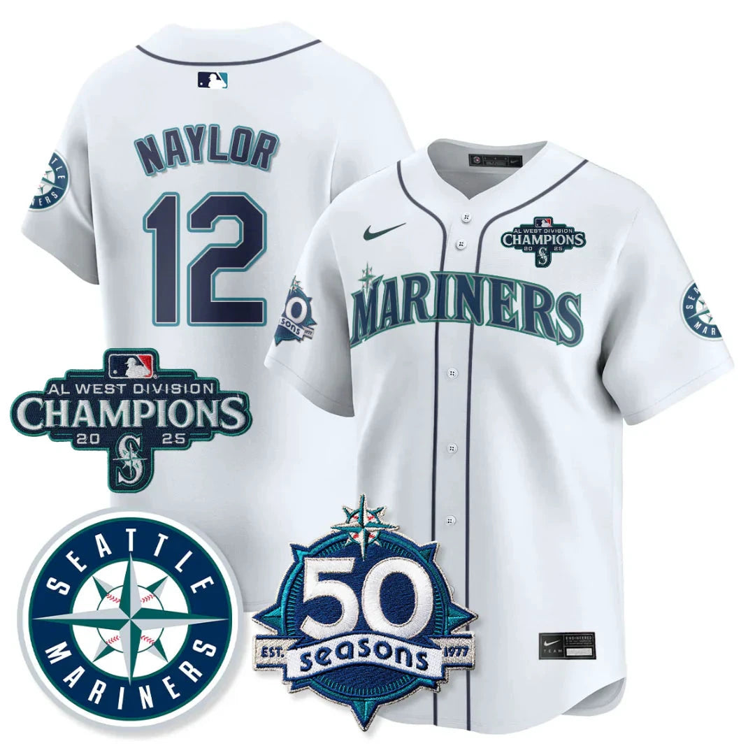 SEA Vapor Premier Limited Jersey - 50th Anniversary & AL West Division Champions - All Stitched by Digigearus