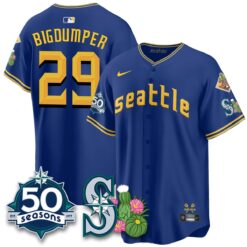 SEA 2026 Spring Training Vapor Limited Jersey - 50th Anniversary - All Stitched by Seattle Mariners