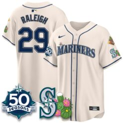 SEA 2026 Spring Training Vapor Limited Jersey - 50th Anniversary - All Stitched by Seattle Mariners