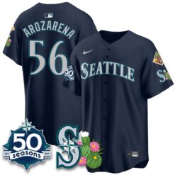 SEA 2026 Spring Training Vapor Limited Jersey - 50th Anniversary - All Stitched by Seattle Mariners