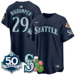 SEA 2026 Spring Training Vapor Limited Jersey - 50th Anniversary - All Stitched by Seattle Mariners