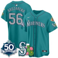 SEA 2026 Spring Training Vapor Limited Jersey - 50th Anniversary - All Stitched by Seattle Mariners