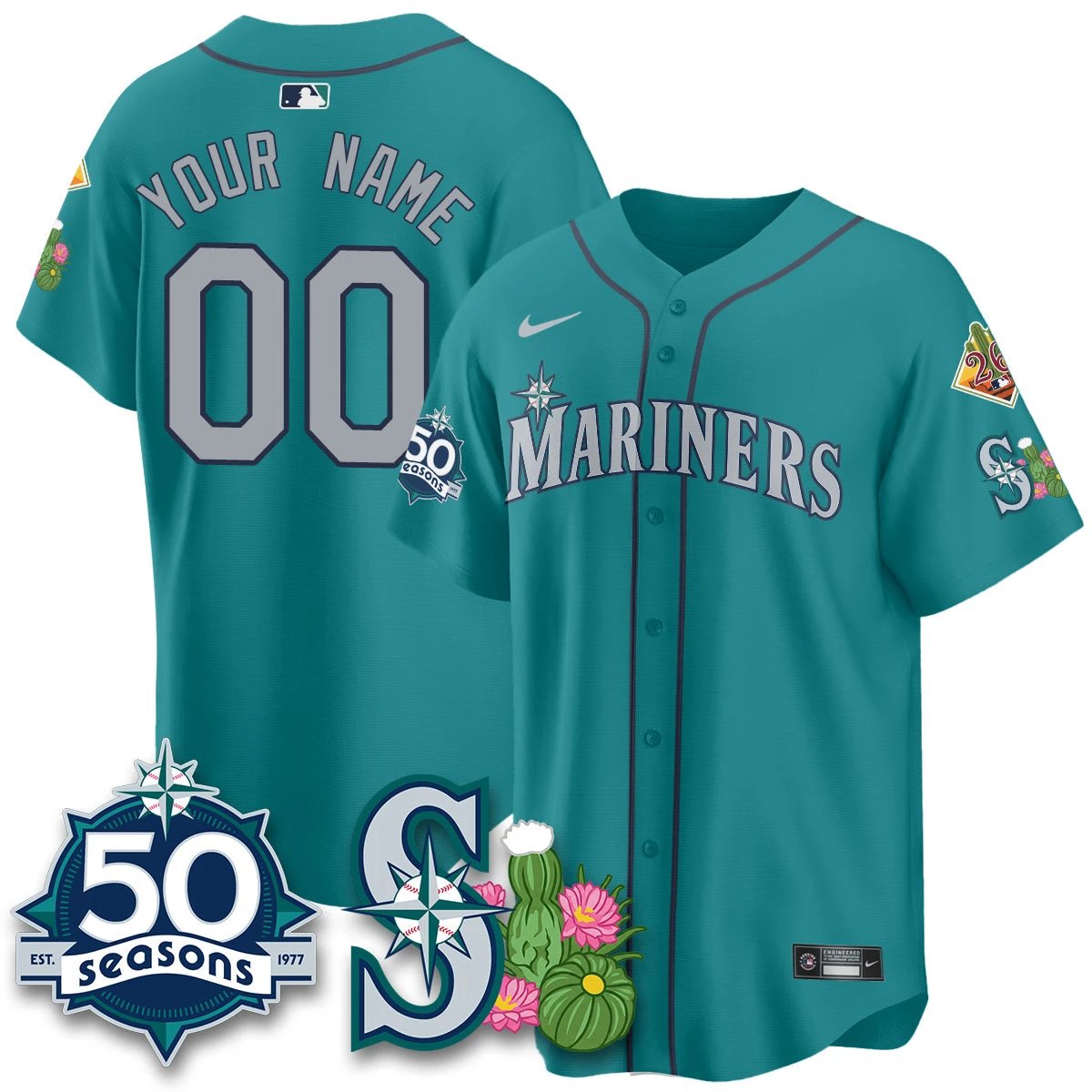 SEA 2026 Spring Training Vapor Limited Jersey - 50th Anniversary - All Stitched by Seattle Mariners