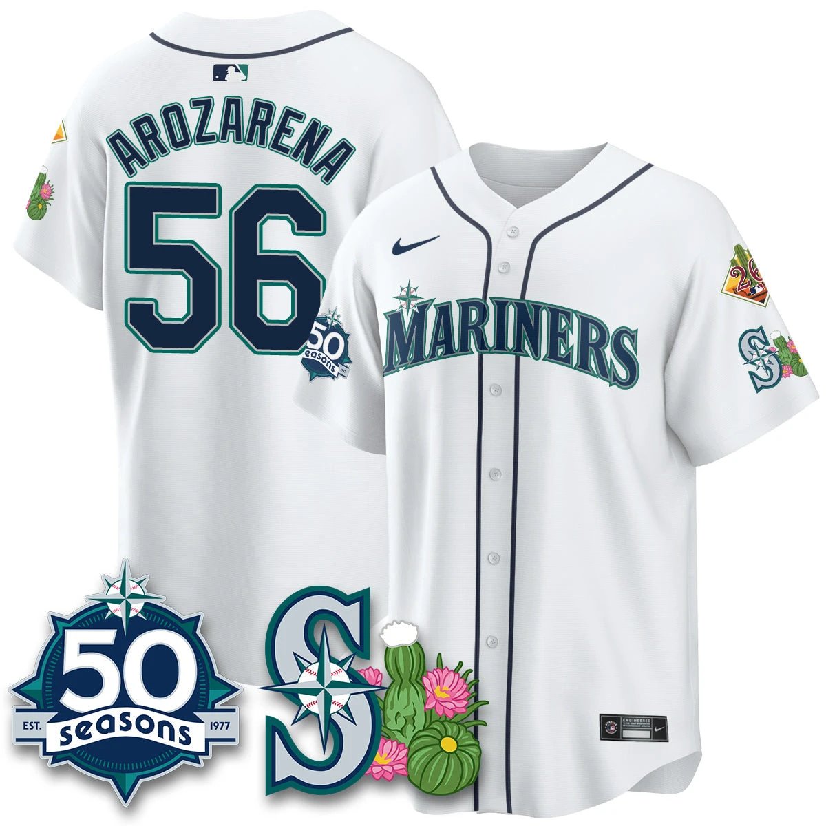 SEA 2026 Spring Training Vapor Limited Jersey - 50th Anniversary - All Stitched by Seattle Mariners