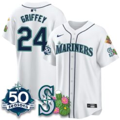 SEA 2026 Spring Training Vapor Limited Jersey - 50th Anniversary - All Stitched by Seattle Mariners