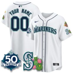 SEA 2026 Spring Training Vapor Limited Jersey - 50th Anniversary - All Stitched by Seattle Mariners