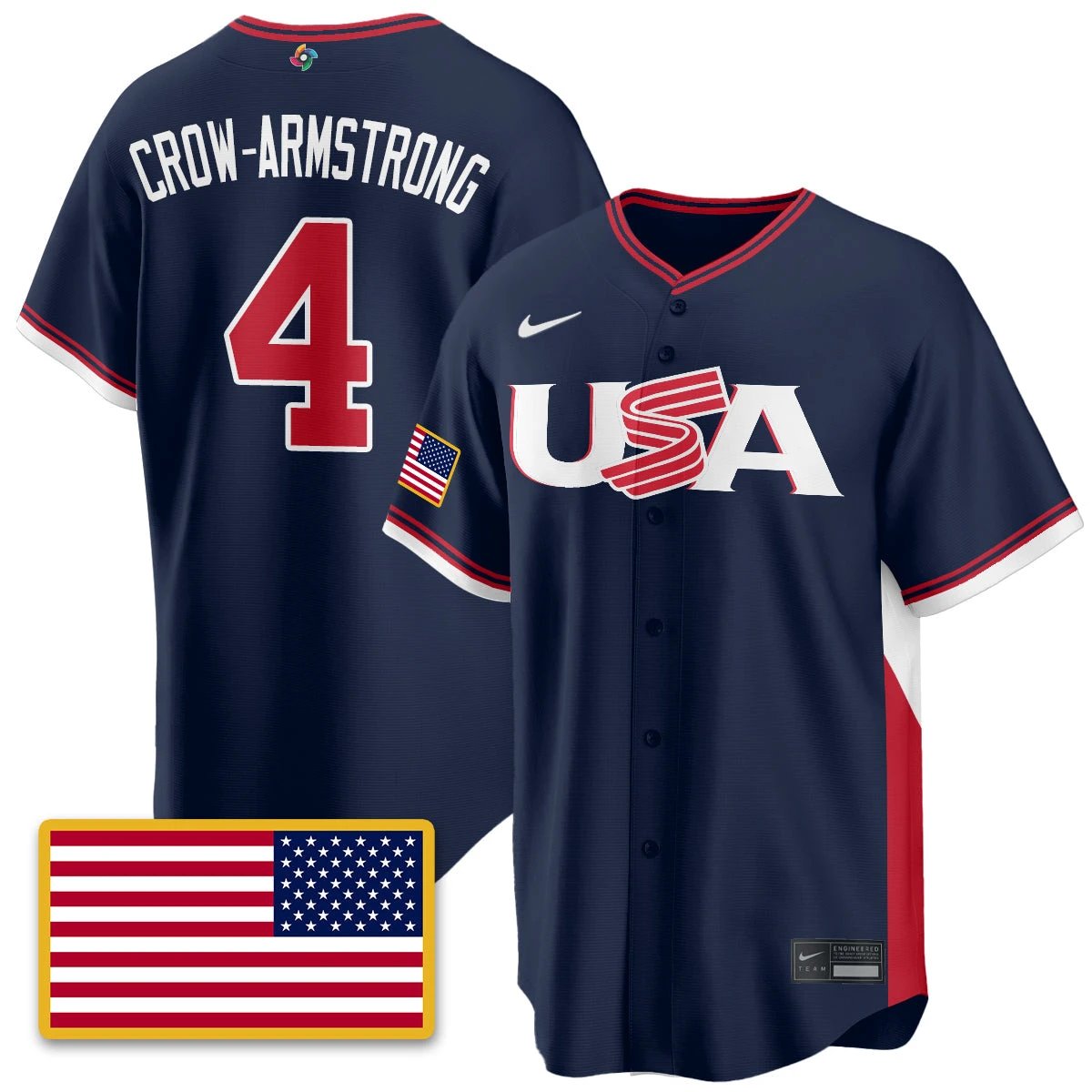 USA Baseball 2026 World Baseball Classic Limited Jersey - All Stitched by Digigearus