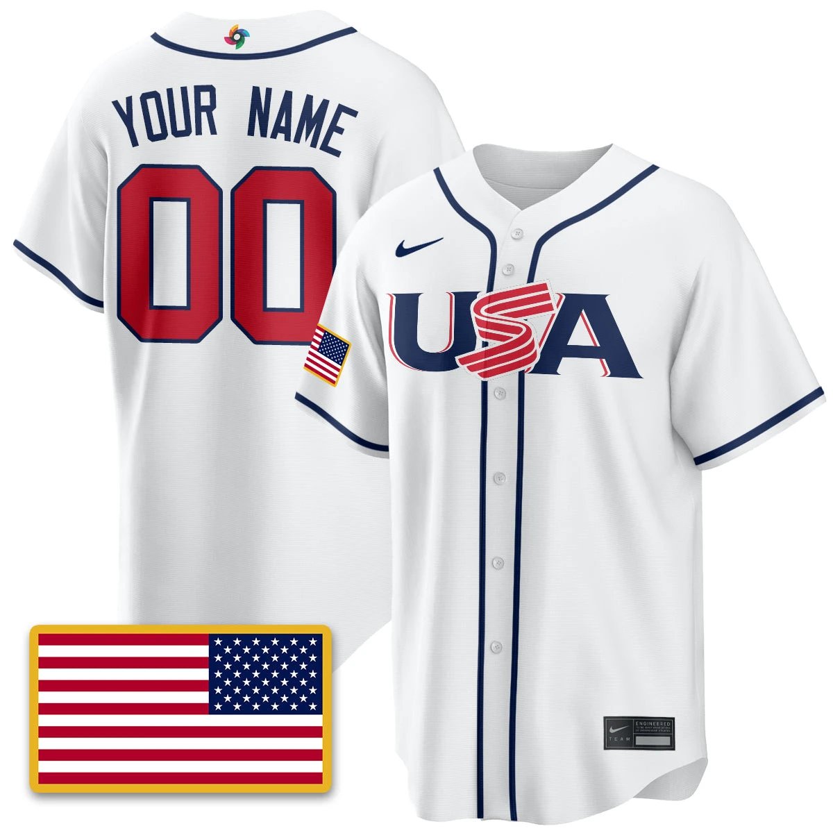 USA Baseball 2026 World Baseball Classic Limited Jersey - All Stitched by Digigearus