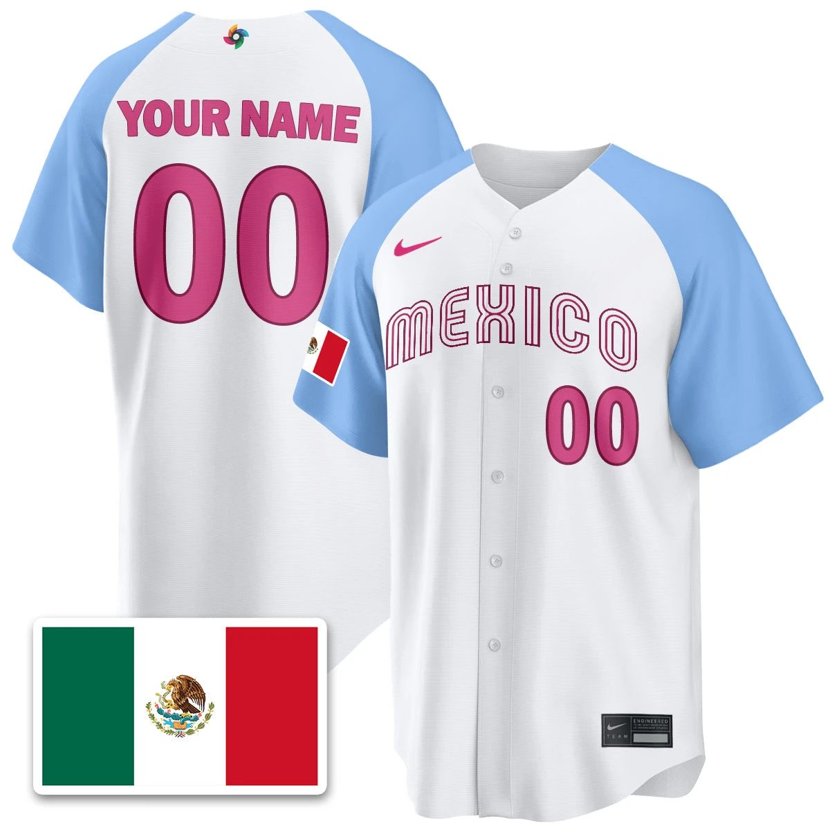 Mexico Baseball 2026 World Baseball Classic Limited Custom Jersey - All Stitched by Digigearus