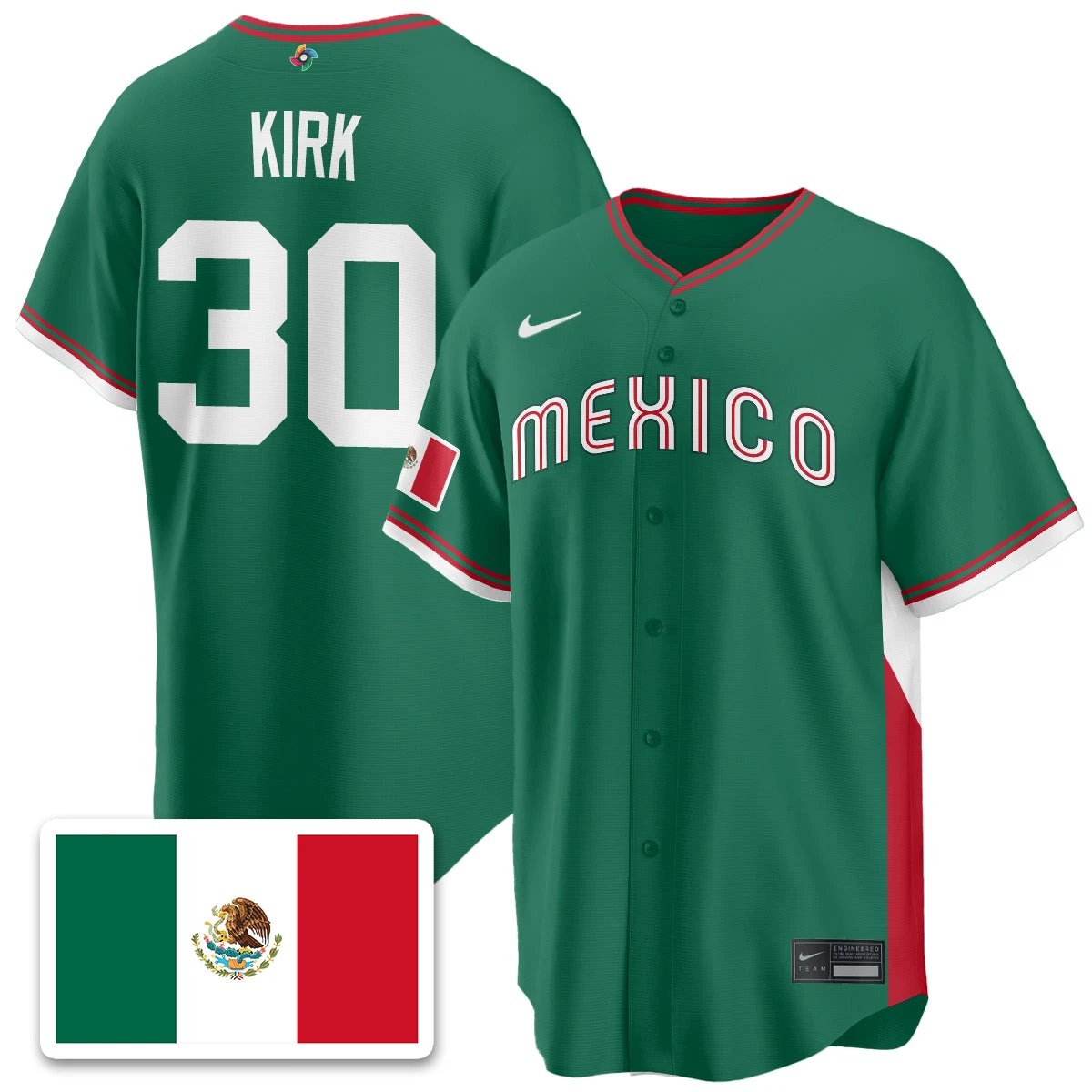 Mexico Baseball 2026 World Baseball Classic Limited Jersey - All Stitched by Digigearus
