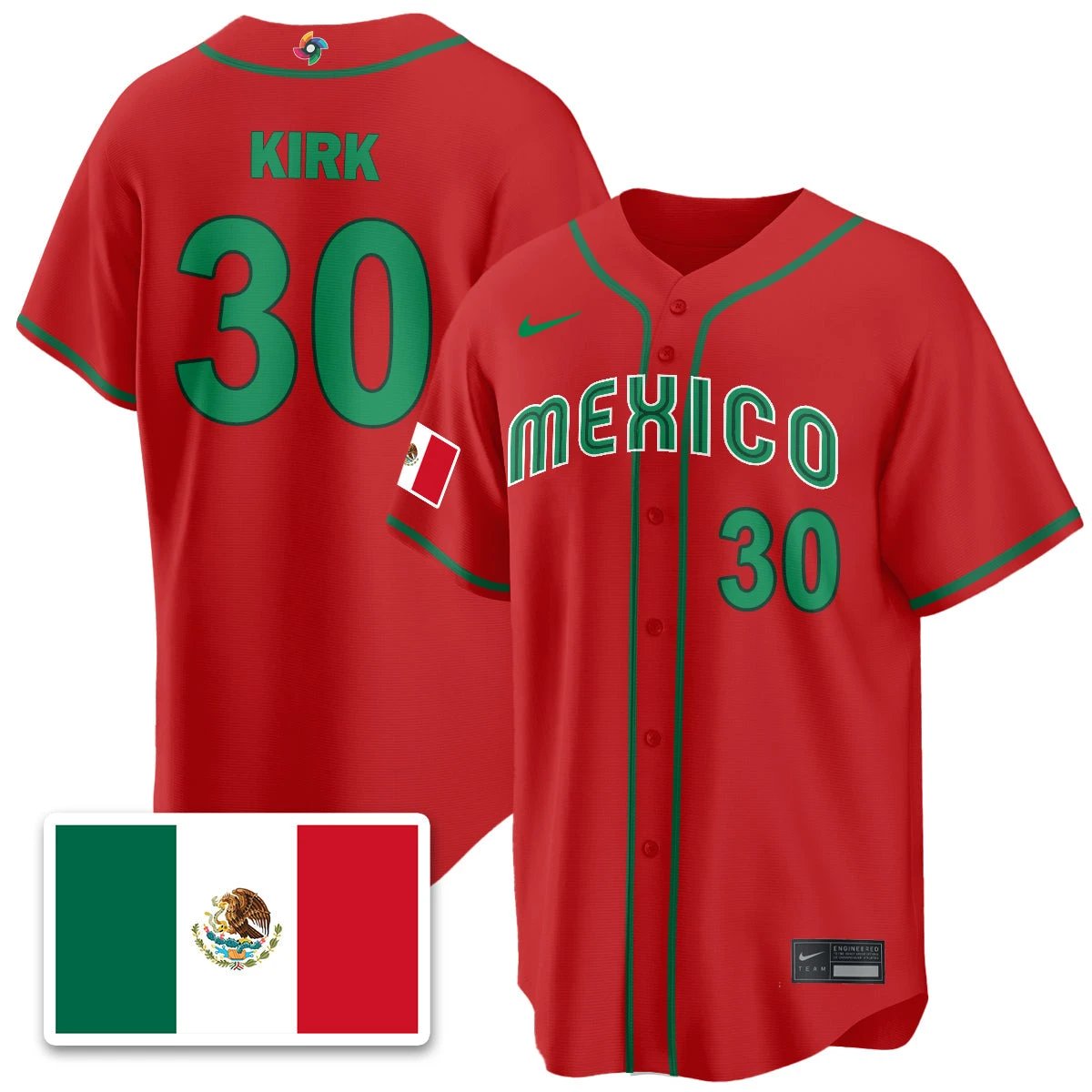 Mexico Baseball 2026 World Baseball Classic Limited Jersey - All Stitched by Digigearus