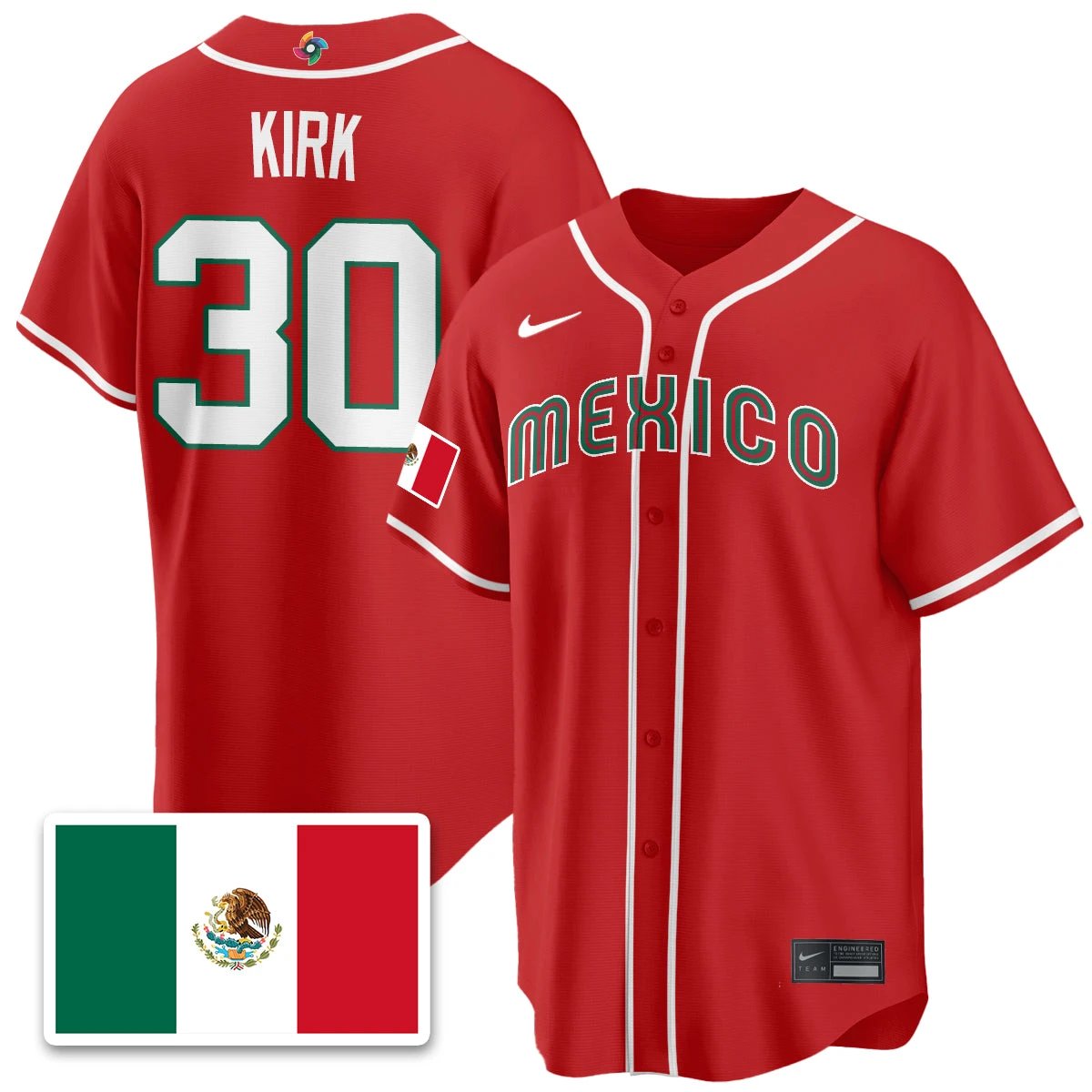 Mexico Baseball 2026 World Baseball Classic Limited Jersey - All Stitched by Digigearus