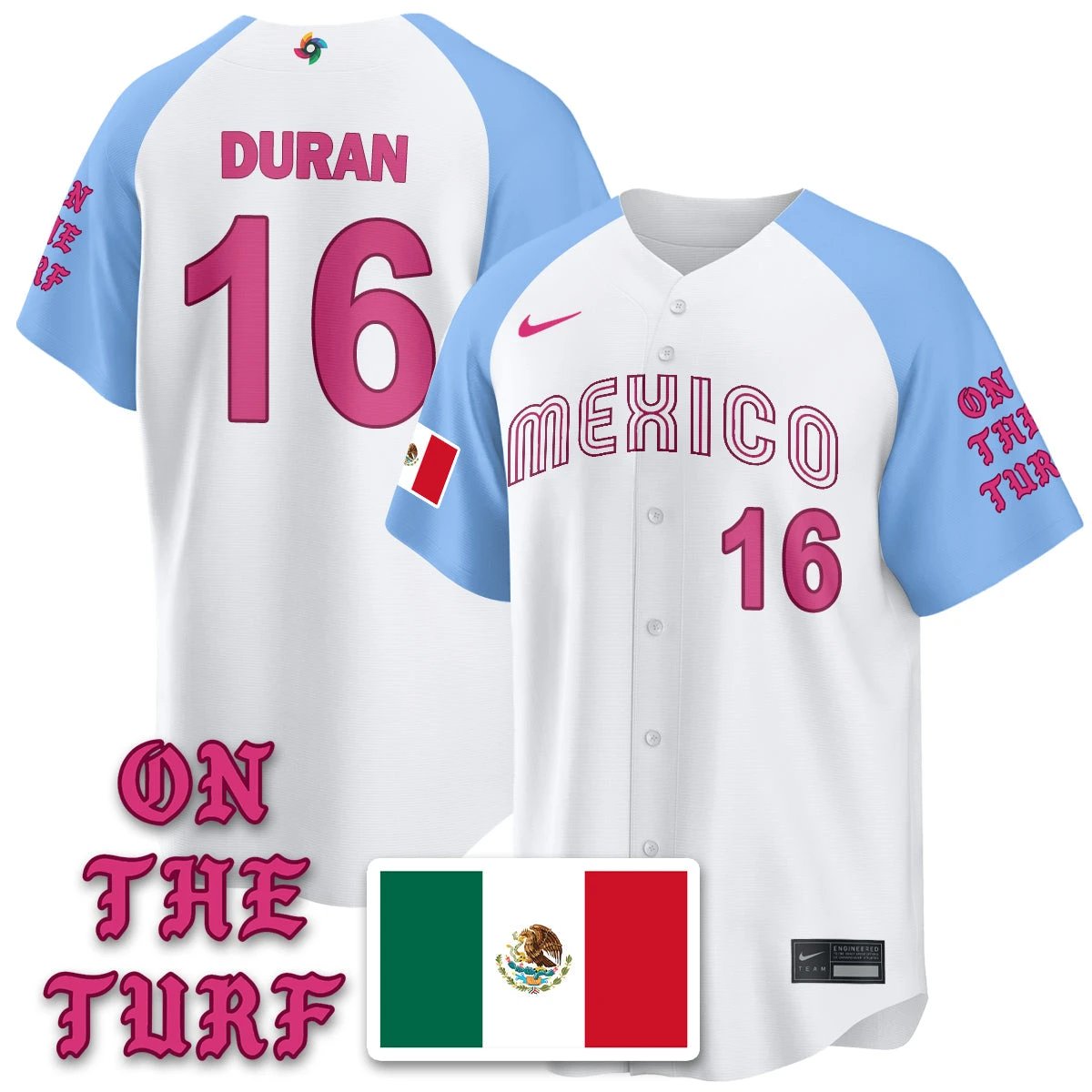 Mexico Baseball x Born x Raised 2026 World Baseball Classic Limited Jersey - All Stitched by Hotgearco