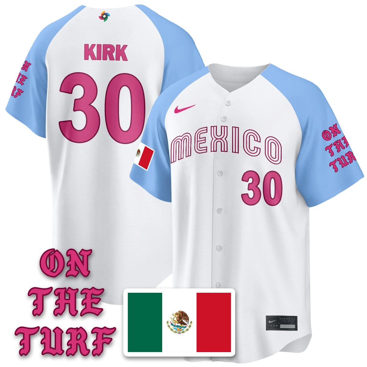 Mexico Baseball x Born x Raised 2026 World Baseball Classic Limited Jersey - All Stitched by Hotgearco