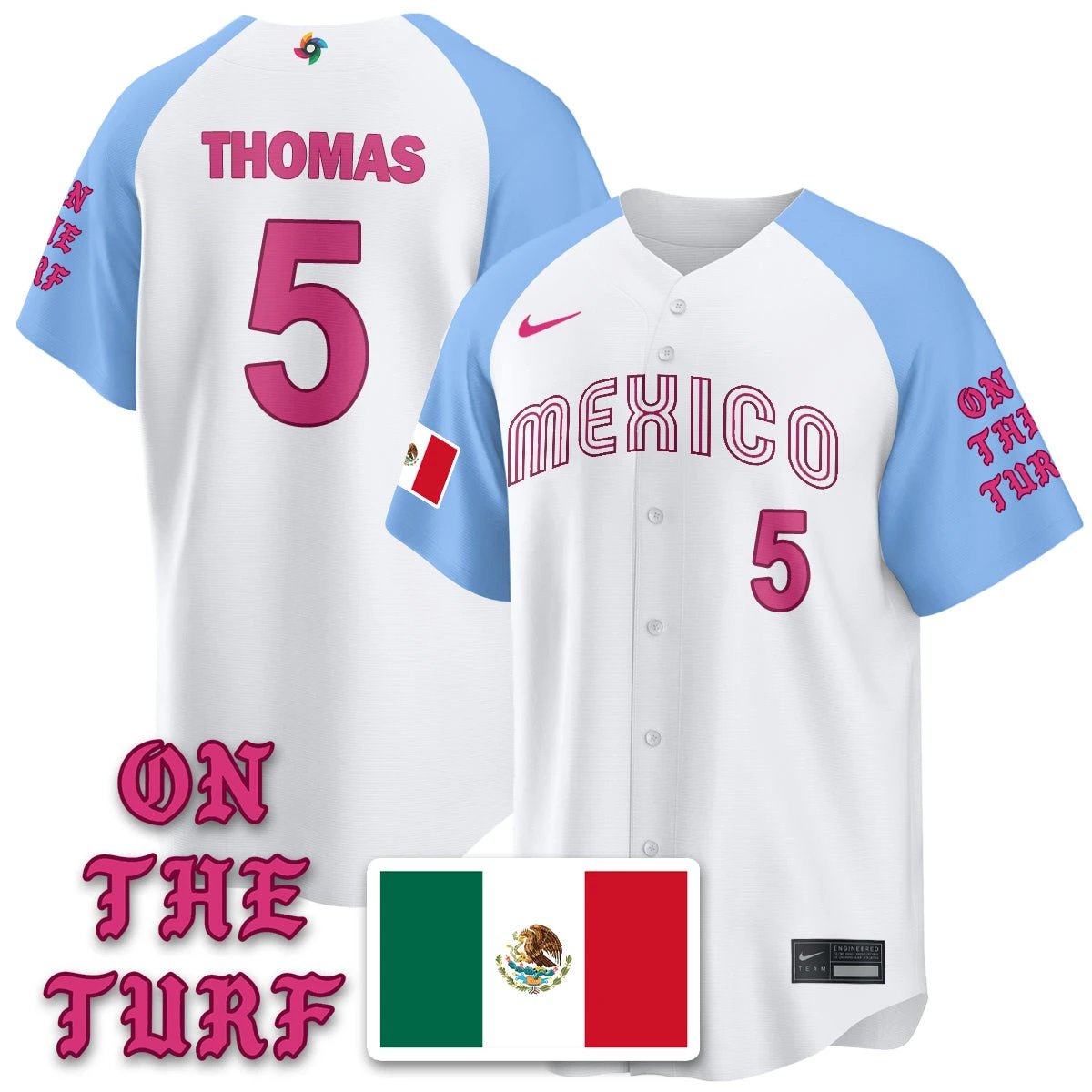 Mexico Baseball x Born x Raised 2026 World Baseball Classic Limited Jersey - All Stitched by Hotgearco