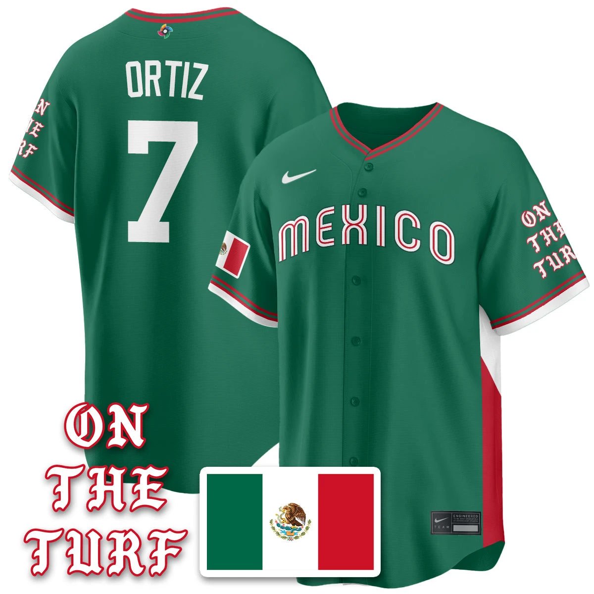 Mexico Baseball x Born x Raised 2026 World Baseball Classic Limited Jersey - All Stitched by Hotgearco