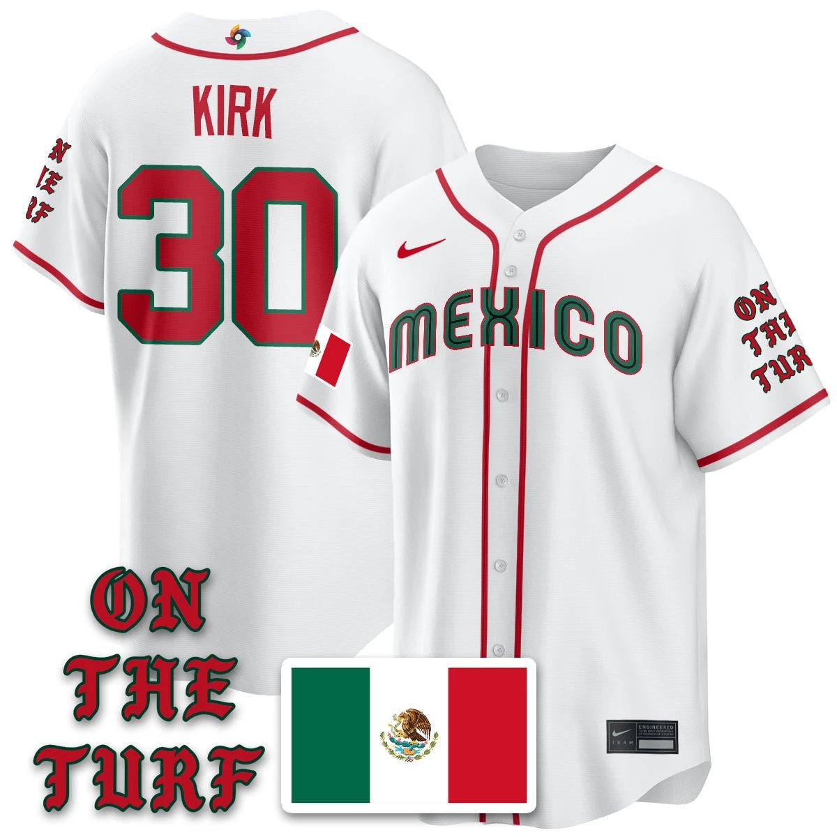 Mexico Baseball x Born x Raised 2026 World Baseball Classic Limited Jersey - All Stitched by Hotgearco