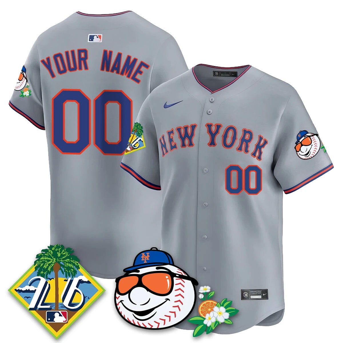 Custom NYM 2026 Spring Training Vapor Limited Jersey - All Stitched by Hotgearco