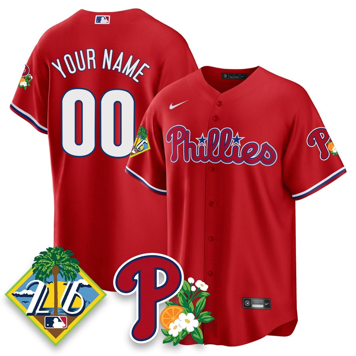 Custom PHI 2026 Spring Training Vapor Limited Jersey - All Stitched by Hotgearco