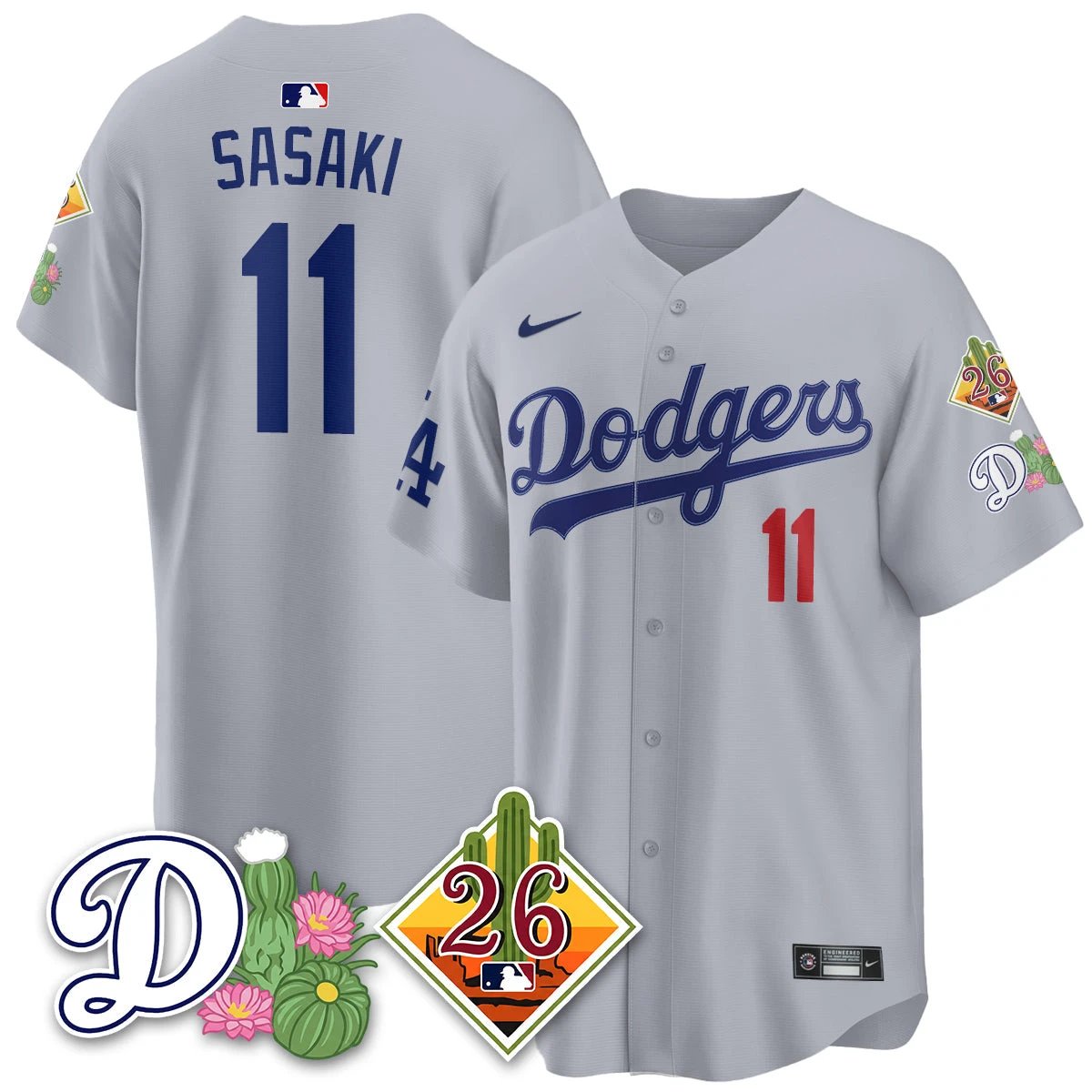 LAD 2026 Spring Training Vapor Limited Jersey - All Stitched by Hotgearco