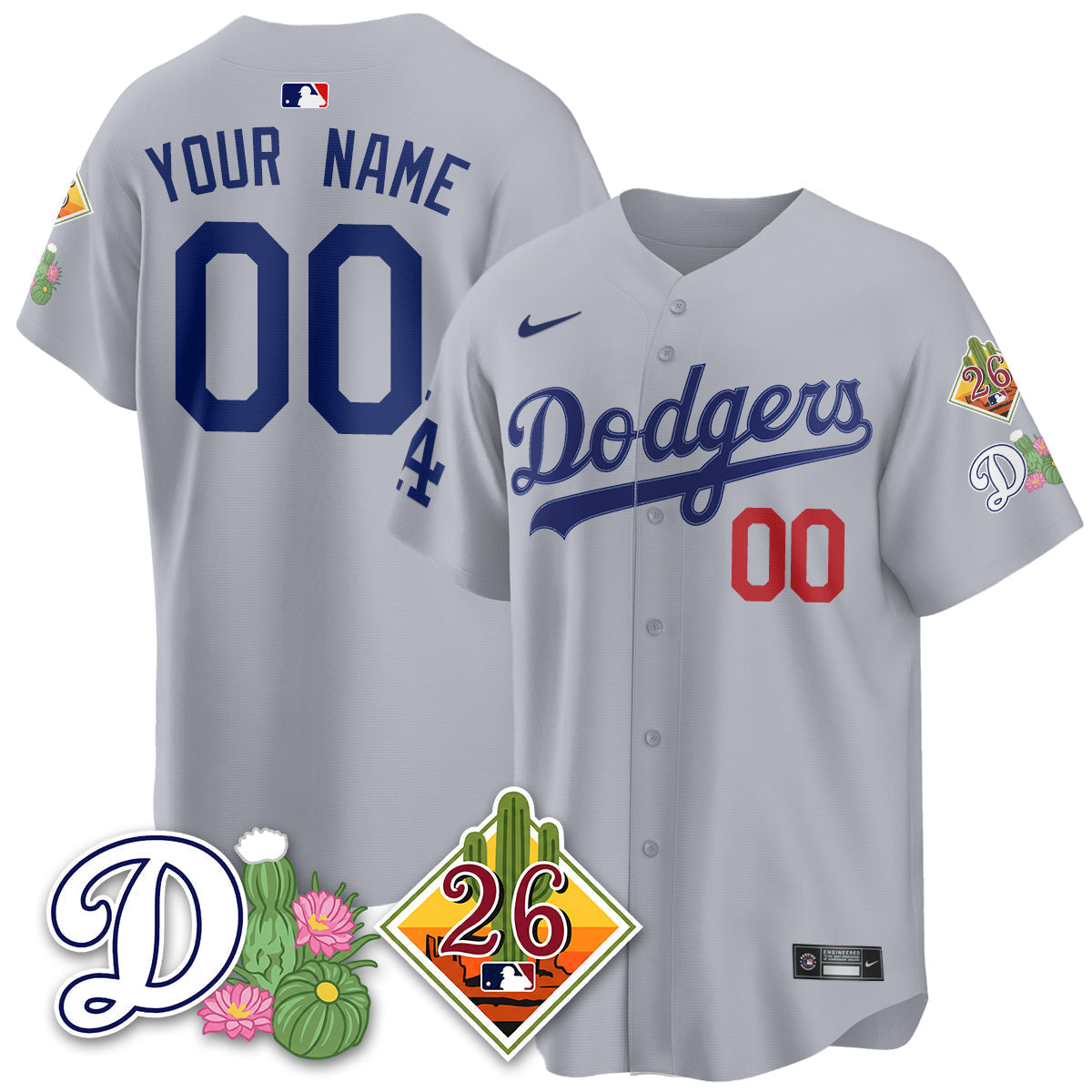 Custom LAD 2026 Spring Training Vapor Limited Jersey - All Stitched by Hotgearco