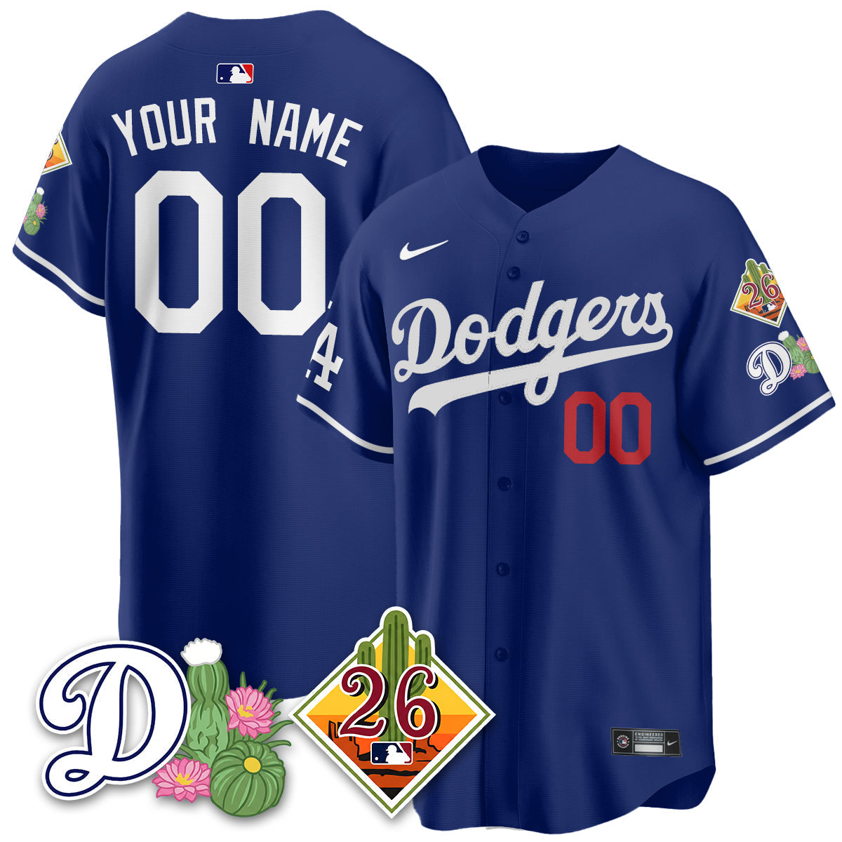 Custom LAD 2026 Spring Training Vapor Limited Jersey - All Stitched by Hotgearco