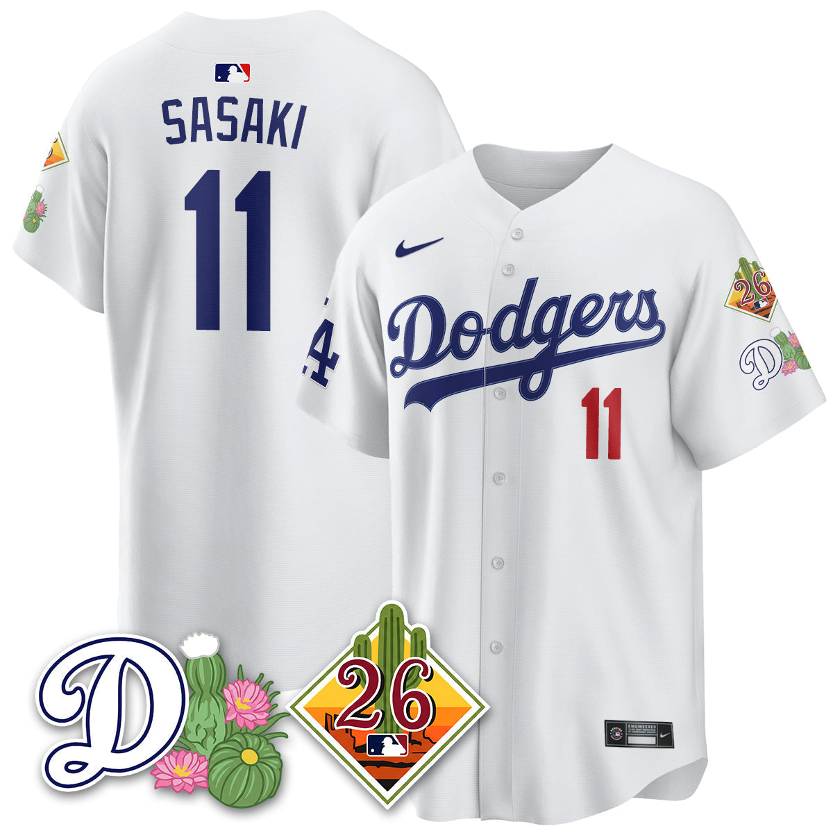 Dodgers 2026 Spring Training Vapor Limited Jersey - All Stitched - Image 5