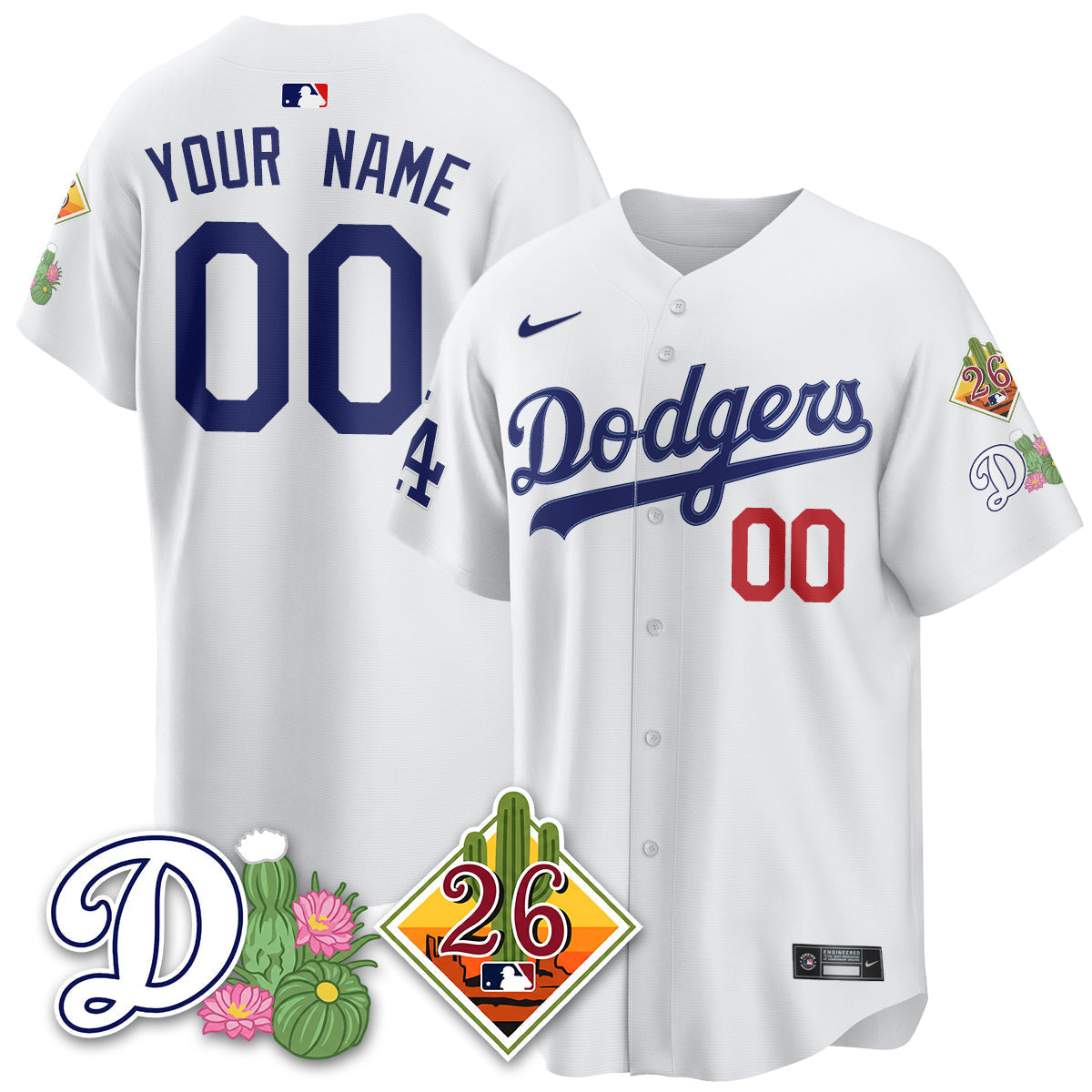 Custom LAD 2026 Spring Training Vapor Limited Jersey - All Stitched by Hotgearco