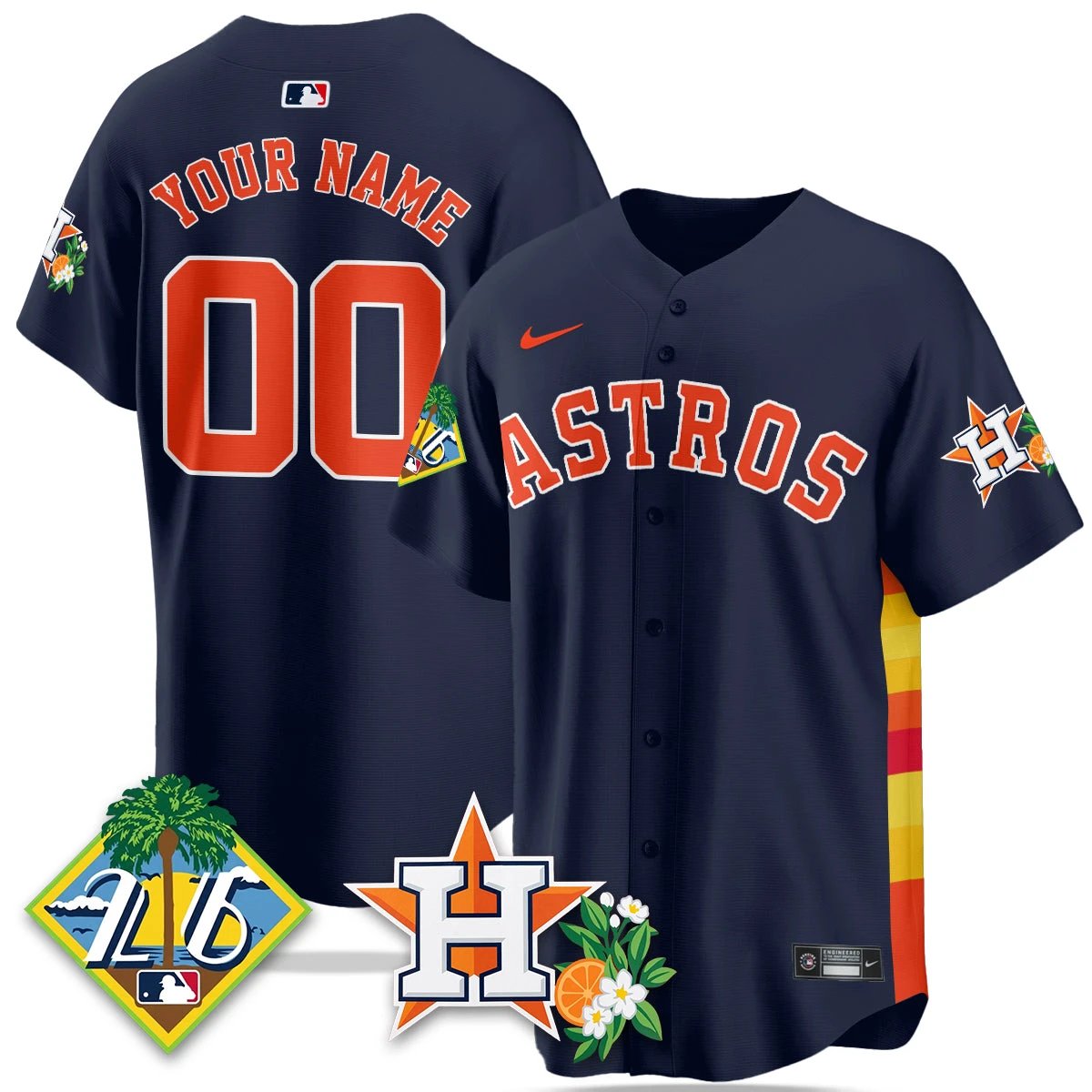 HOU 2026 Spring Training Vapor Limited Custom Jersey - All Stitched by Houston Astros