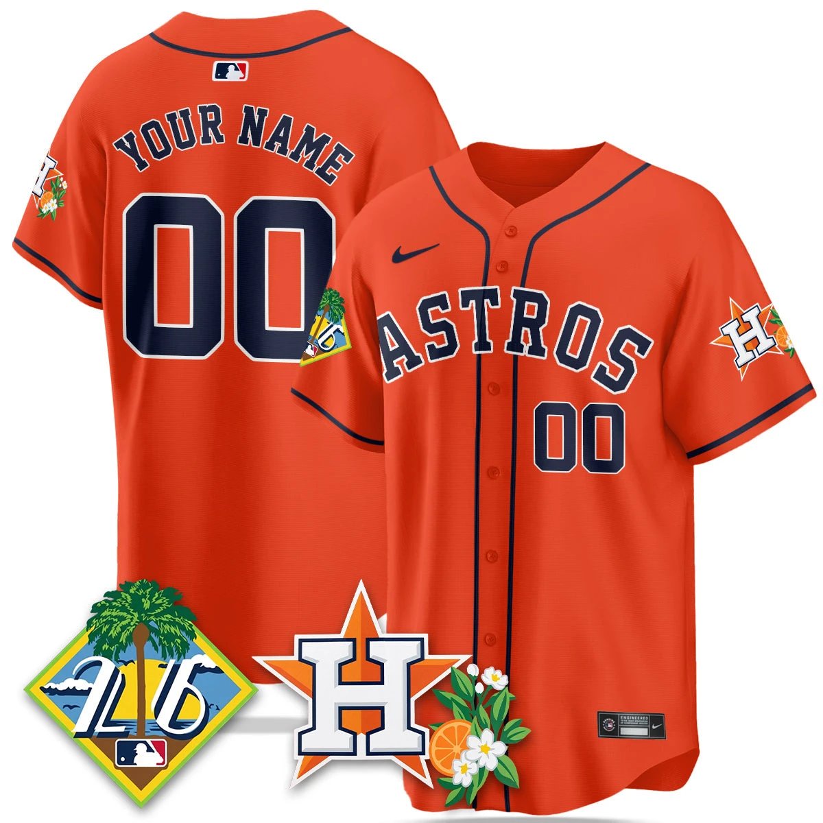 HOU 2026 Spring Training Vapor Limited Custom Jersey - All Stitched by Houston Astros