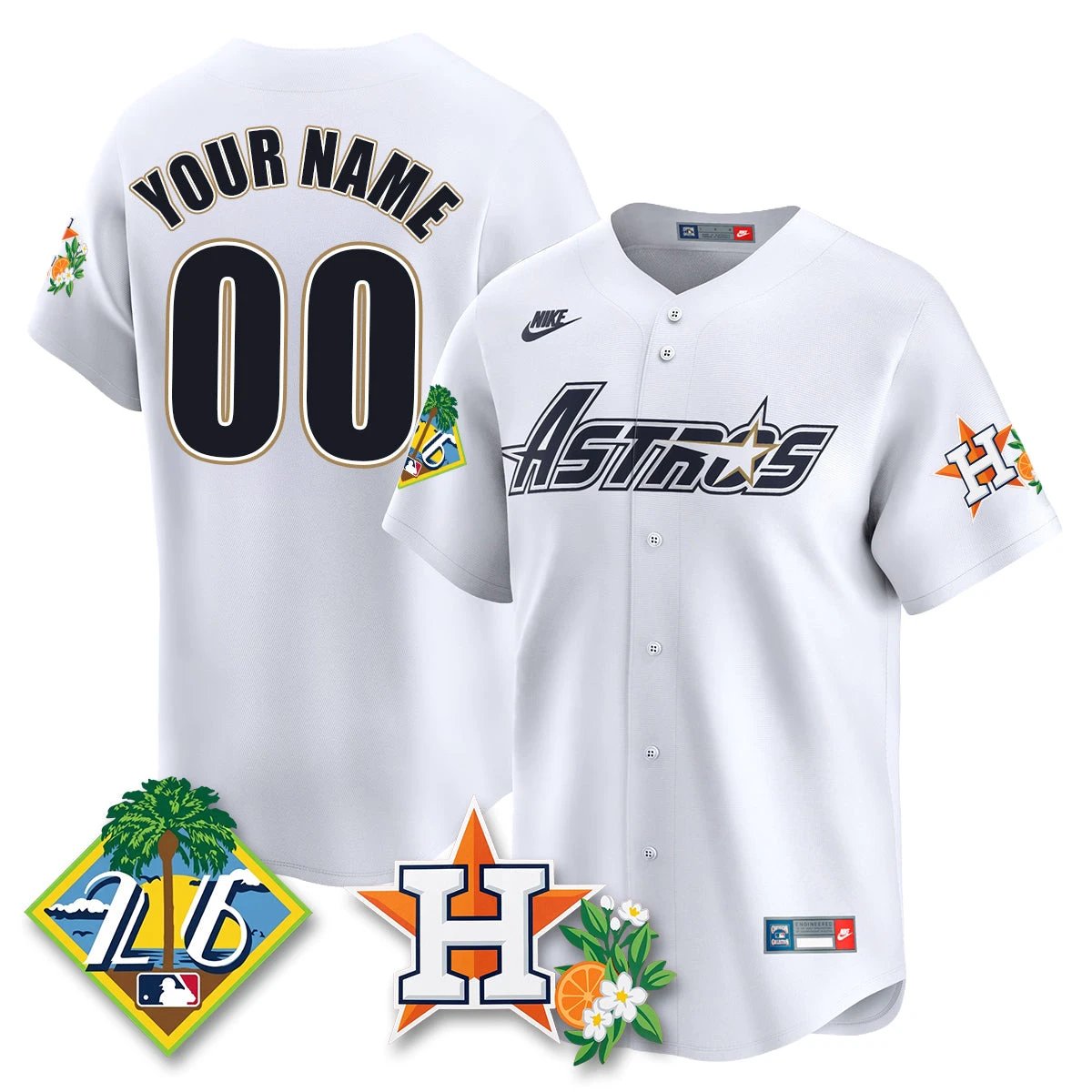 HOU 2026 Spring Training Vapor Limited Custom Jersey - All Stitched by Houston Astros