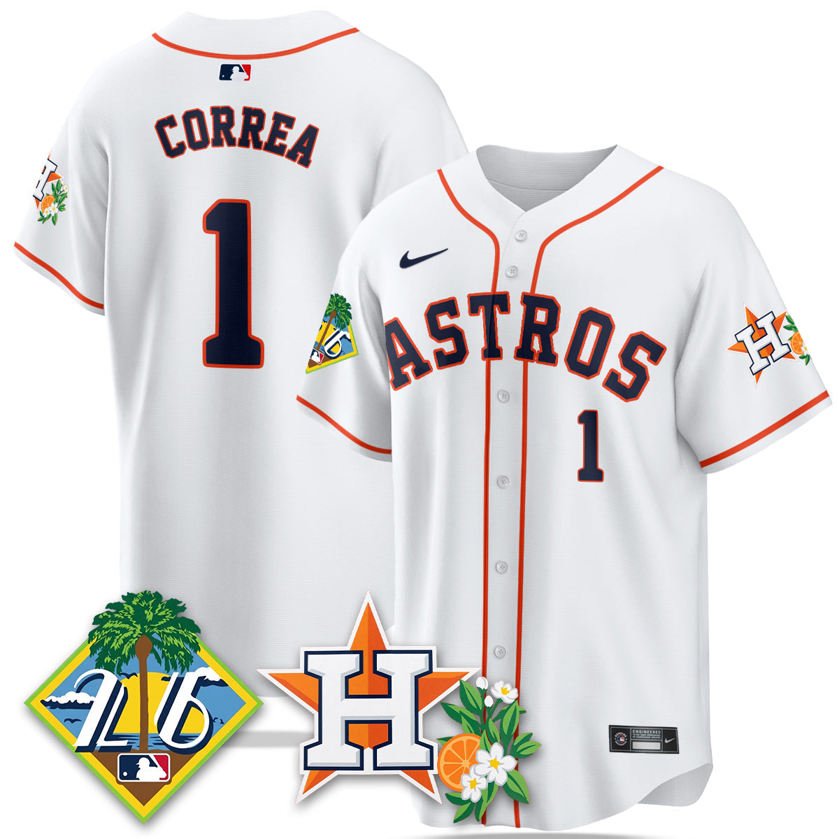 HOU 2026 Spring Training Vapor Limited Jersey - All Stitched by Houston Astros