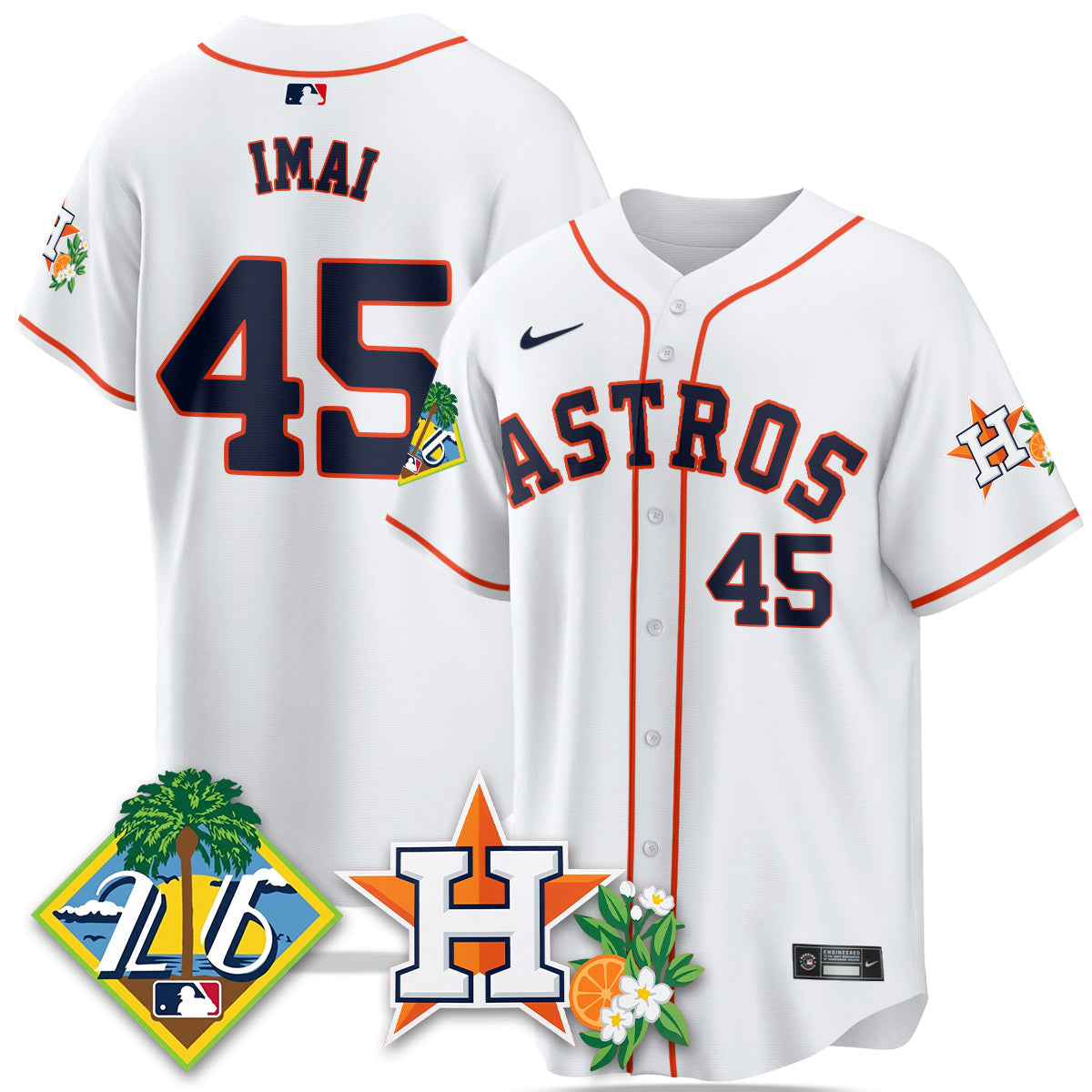 HOU 2026 Spring Training Vapor Limited Jersey - All Stitched by Houston Astros