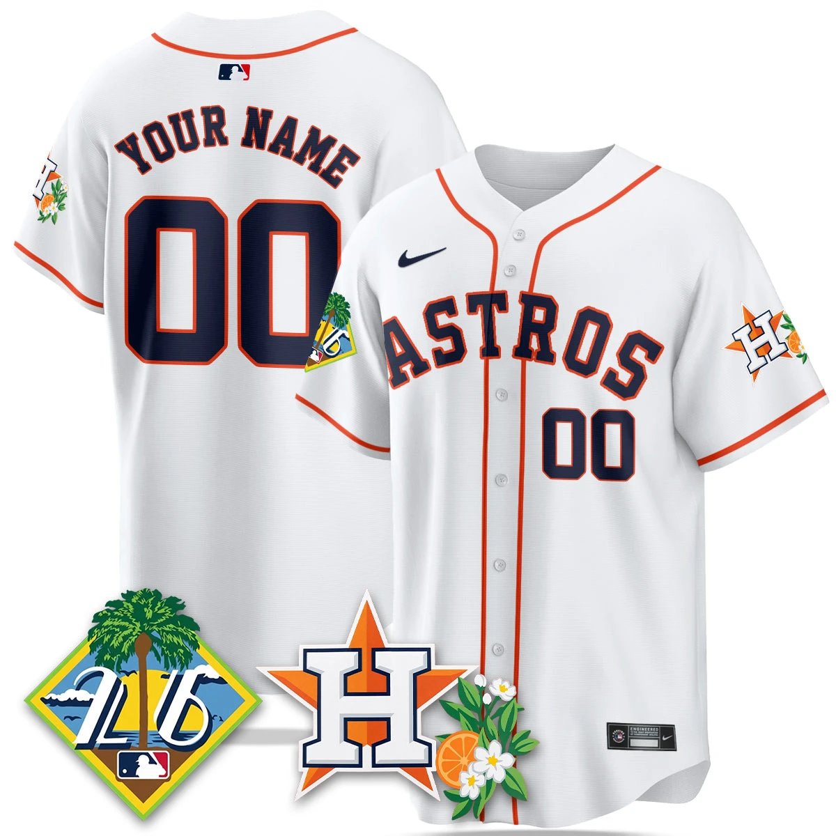 HOU 2026 Spring Training Vapor Limited Custom Jersey - All Stitched by Houston Astros