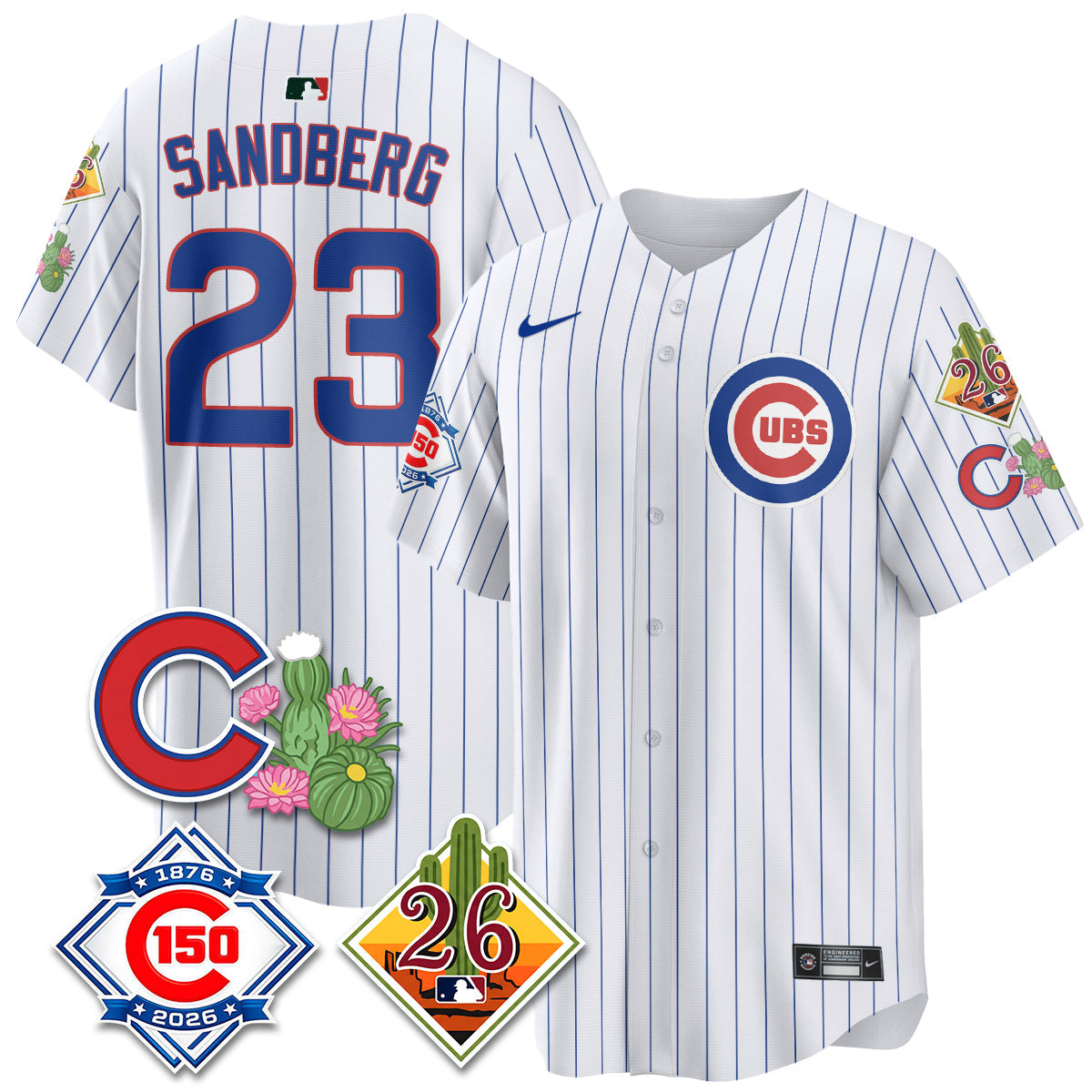 CHC 2026 Spring Training Vapor Limited Jersey - 150th Anniversary Patch - All Stitched by Chicago Cubs