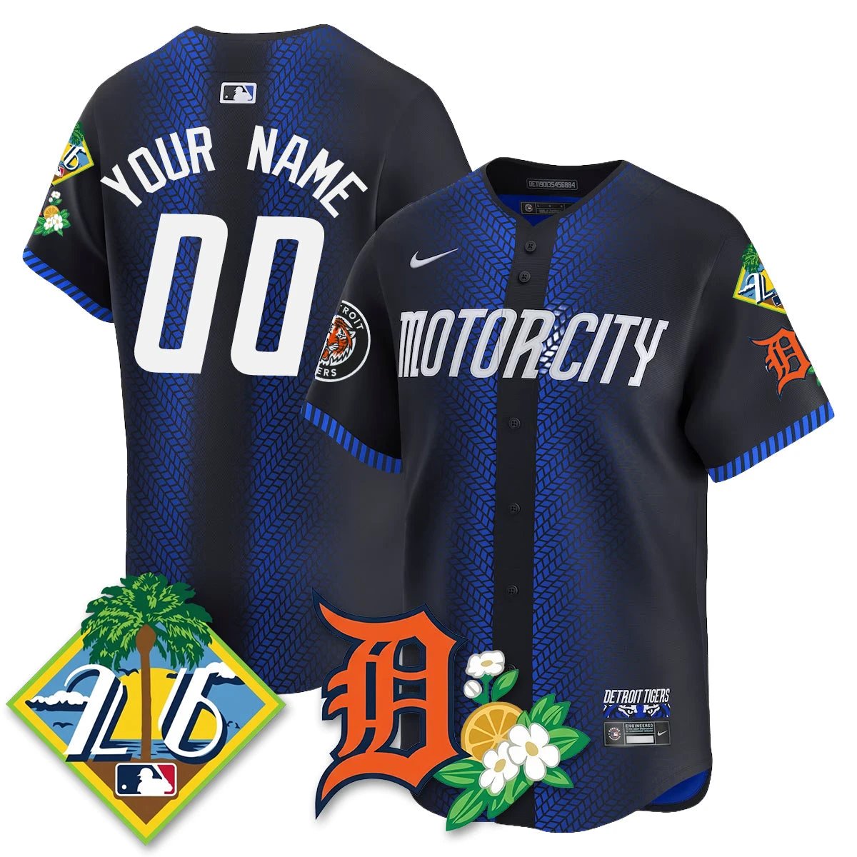 Custom DET 2026 Spring Training Vapor Limited Jersey - All Stitched by Hotgearco