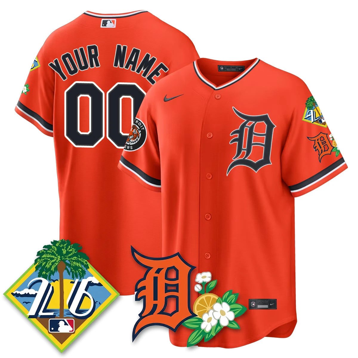 Custom DET 2026 Spring Training Vapor Limited Jersey - All Stitched by Hotgearco