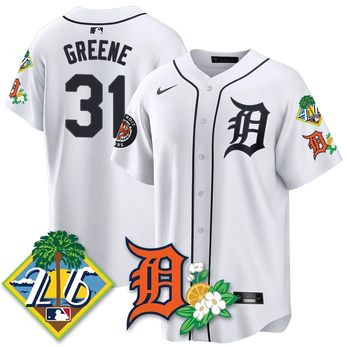 DET 2026 Spring Training Vapor Limited Jersey - All Stitched by Hotgearco